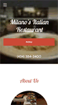 Mobile Screenshot of milanoslynchburg.com